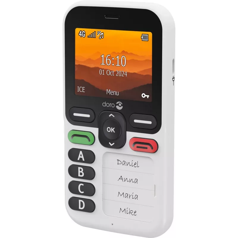 Išmanusis telefonas Doro Leva X10 2,4 colio 1150 mAh pilkas