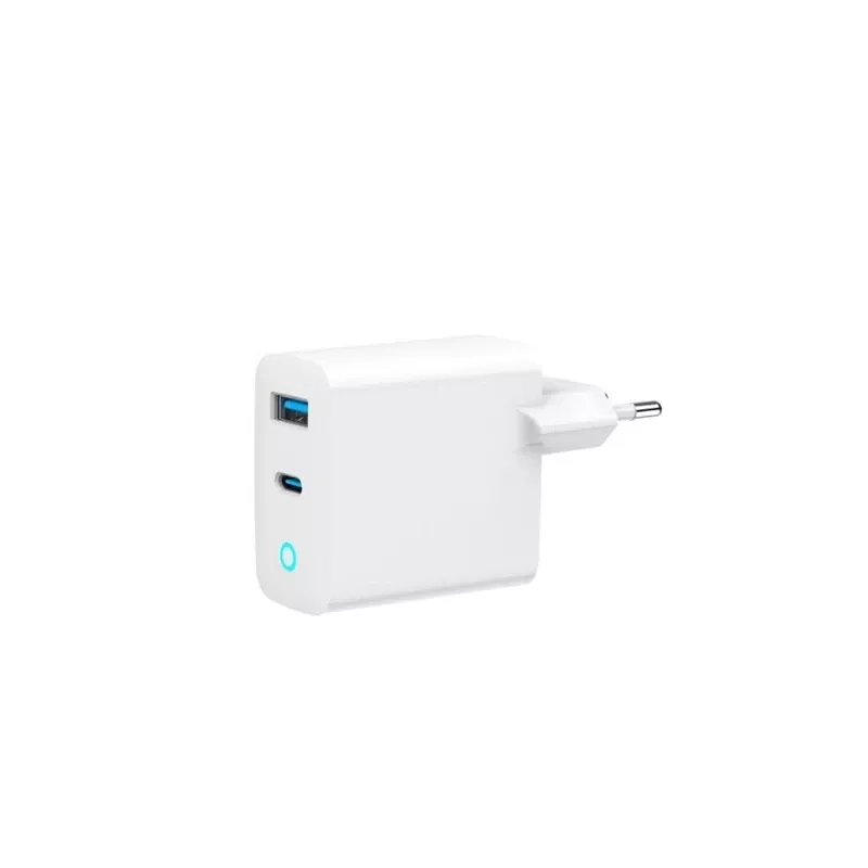 Gembird TA-UC-PDQC65L-W-01 universalus greitasis mobiliojo įrenginio įkroviklis, balta spalva, AC, 65W, GaN