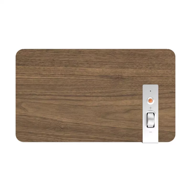 Klipsch the Three Plus belaidė garsiakalbių sistema su Bluetooth, riešutmedžio apdaila