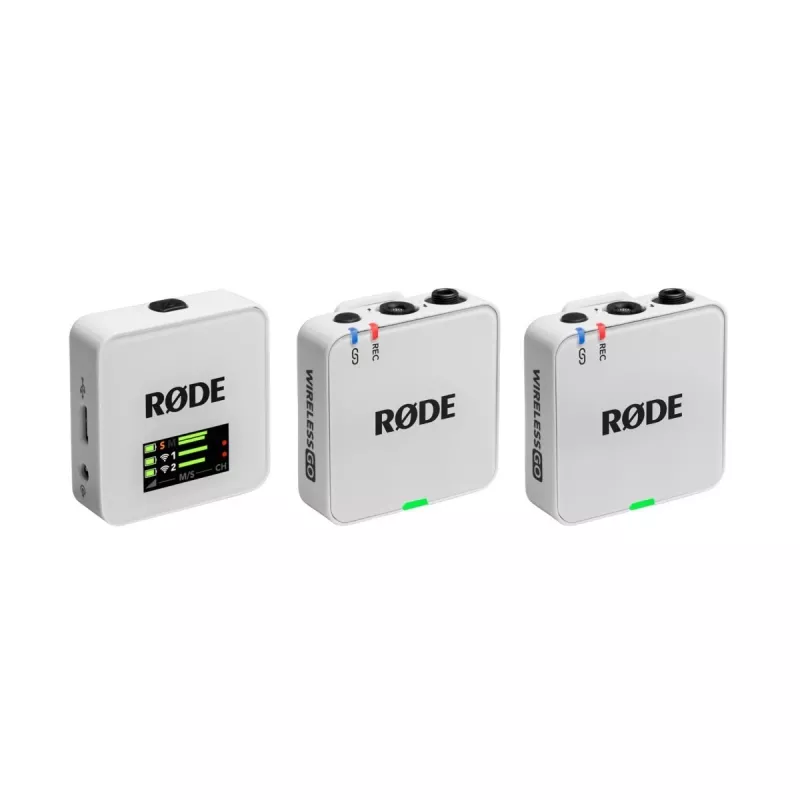 RØDE Wireless GO III White – belaidė mikrofonų sistema (balta)