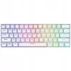 Mechaninė klaviatūra SAVIO Whiteout X2, Outemu Blue, Hot Swap, balta