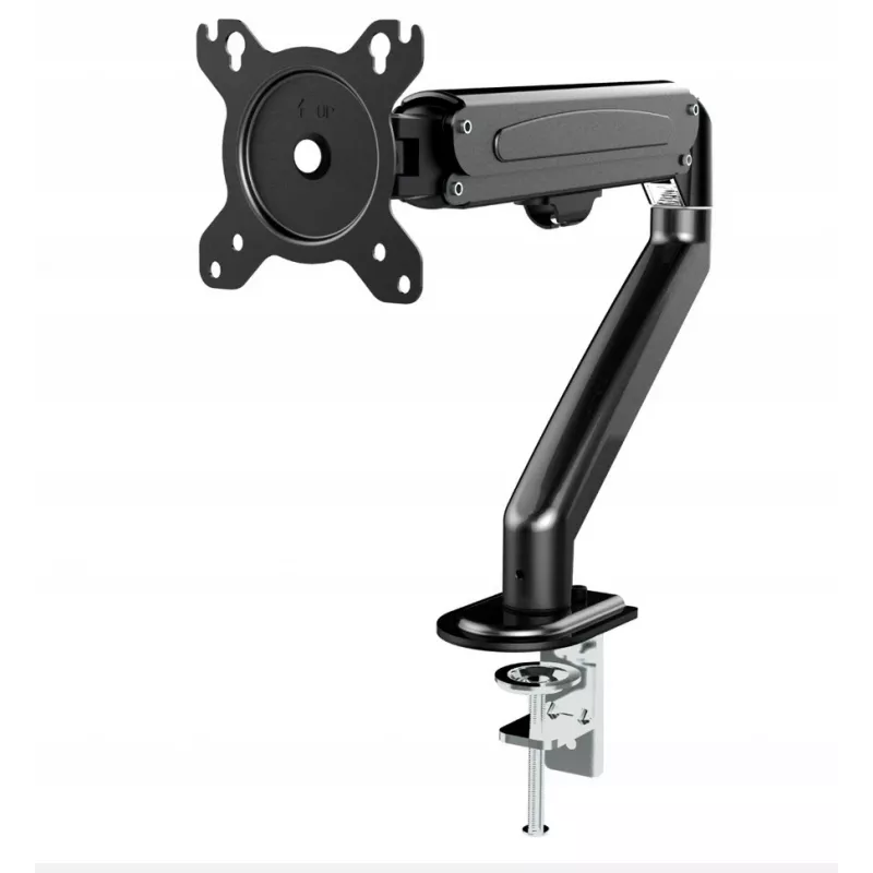 Maclean MC-860N Monitorio Laikiklis su Dujine Spyruokle, 13-27, 8 kg, Juodas
