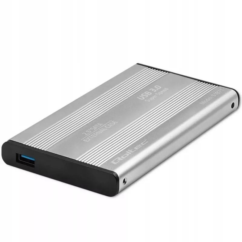 QOLTEC išorinis dėklas kietajam diskui HDD/SSD 2.5 colio SATA3, USB 3.0