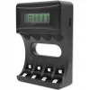 QOLTEC 50654 Įkroviklis Ni‑MH R03 (AAA) ir R6 (AA) baterijoms, 1800 mA