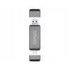 Kortelių skaitytuvas SD 3v1, USB-C + USB-A 2.0 + Micro USB