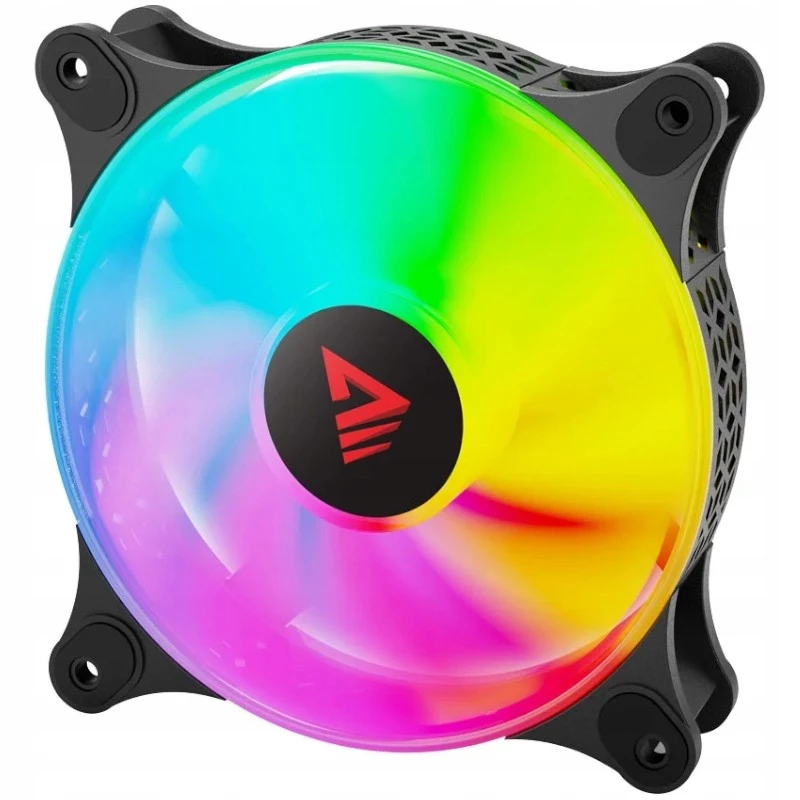 SAVIO Blast 120mm ARGB PWM korpuso ventiliatorius – juodas