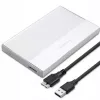 Išorinis korpusas 2,5 colio SATA SSD/HDD QOLTEC 52278 USB 3.0, palaiko iki 2 TB