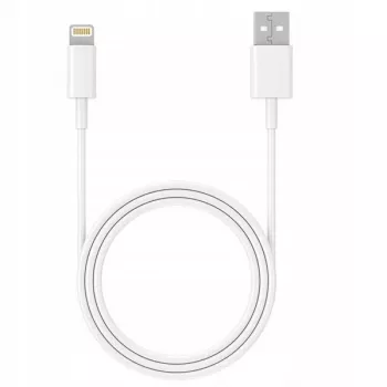 Laidas USB 2.0 iPhone AM-Lightning 1m baltas