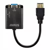 Adapteris HDMI į VGA su garsu AK-76 Savio SAVAK-76