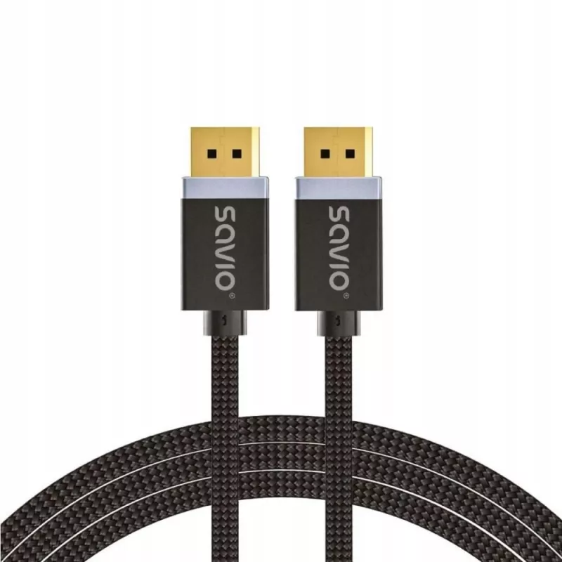 DisplayPort kabelis Savio CL-165 1 m juodas