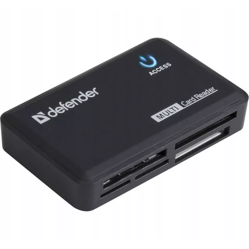 Card Reader Defender OPTIMUS USB 2.0 Universal juodas