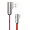 USB į Lightning laidas Aukey CB-AL01 Raudonas – Nailono pintas laidas Apple įrenginiams