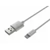 Laidas Lightning (m) -> USB-A (m) 2 m MFi Prati baltas Natec NKA-2149