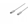 Laidas Lightning (m) -> USB-C (m) 2m Mfi Prati Baltas Natec NKA-2151