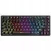 Savio Phenix SAVGK-RED belaidė mechaninė klaviatūra (82 klavišai, 75 %, Gateron Pro, RGB, RF 2,4 GHz / Bluetooth / USB)