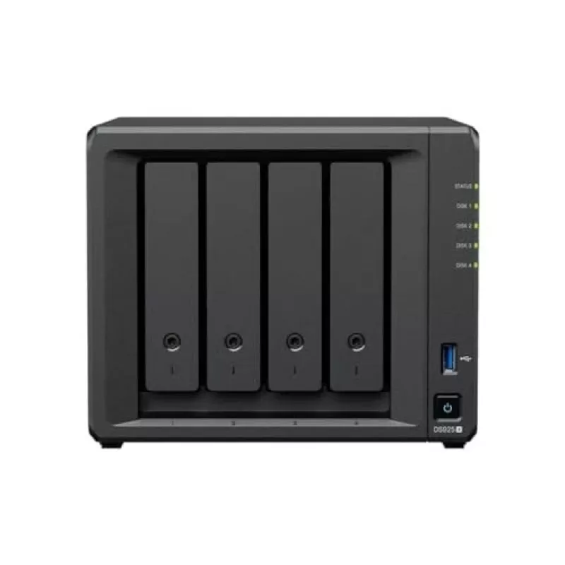 Synology DiskStation DS925+ NAS/saugojimo serveris Ryzen Embedded V1500B 4 GB DDR4 0 TB Juoda