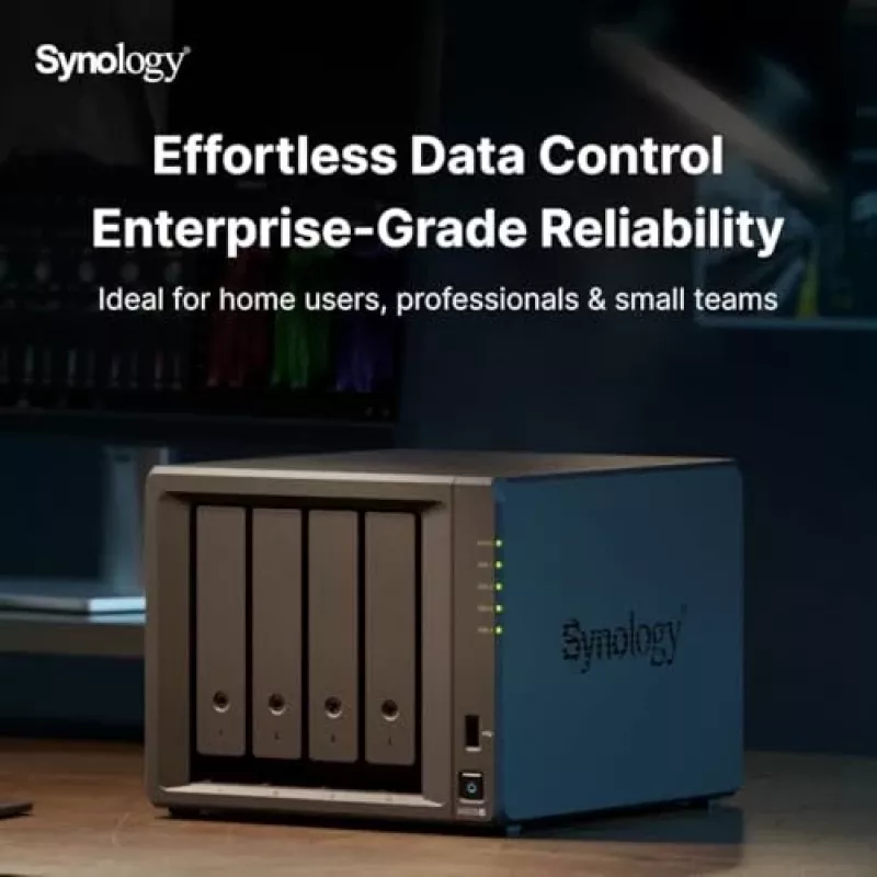 Synology DiskStation DS925+ NAS/saugojimo serveris Ryzen Embedded V1500B 4 GB DDR4 0 TB Juoda