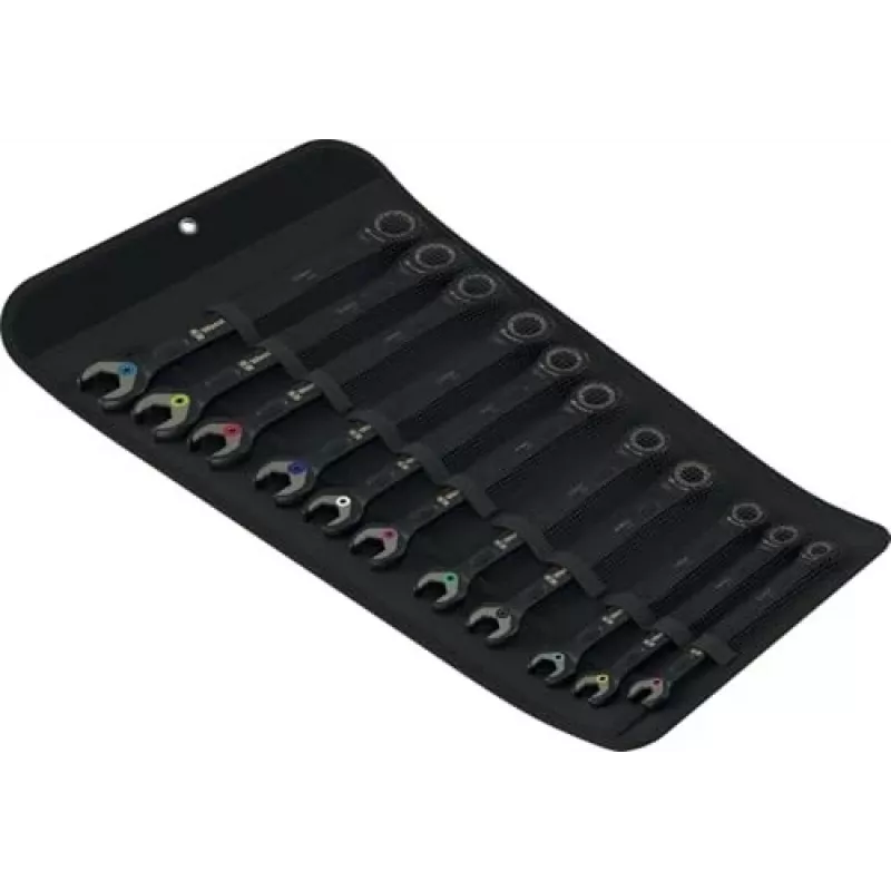 Wera 6000 Joker Black Edition terkšlinių kombinuotų veržliarakčių rinkinys, 11 vnt.
