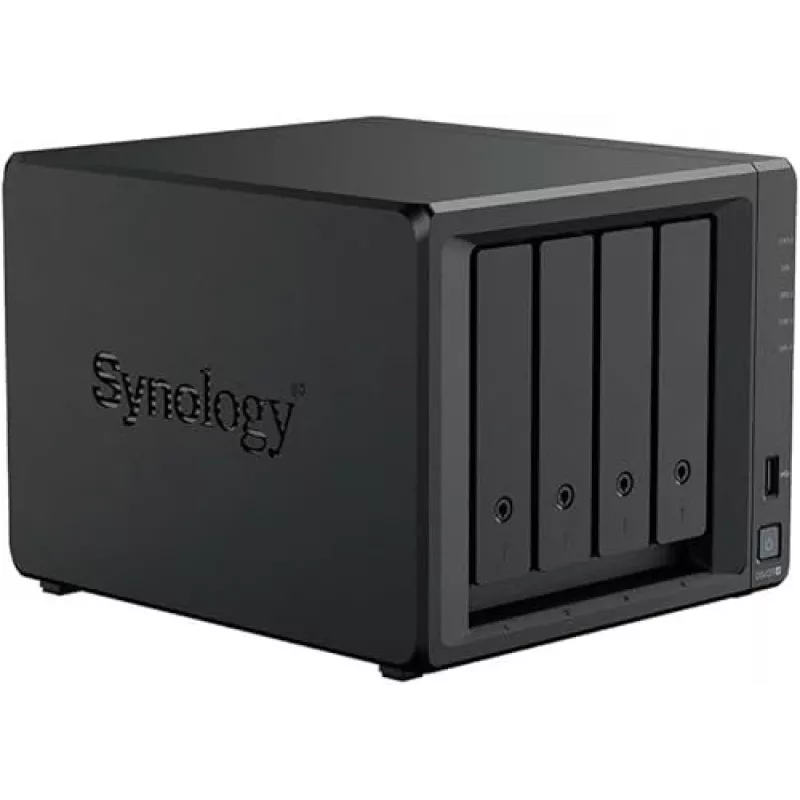 NAS saugojimo serveris SYNOLOGY DS425+ — 4 lizdai, Intel Celeron J4125 2.0–2.7 GHz, 2 GB DDR4, 0 TB, 2.5GbE, 2 M.2 lizdai