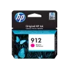 HP 912 Original rašalo kasetė, rausvai violetinė (magenta)
