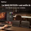 Synology DiskStation DS1525+ NAS/saugyklos serveris Ryzen Embedded V1500B 8 GB DDR4 0 TB Juodas