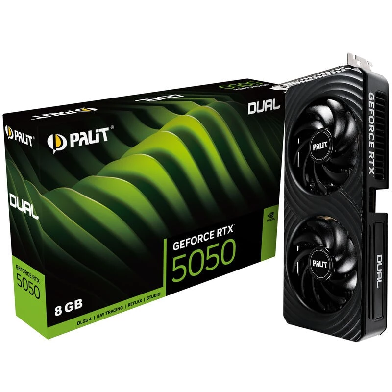 Palit GeForce RTX 5050 Dual 8GB GDDR6 vaizdo plokštė