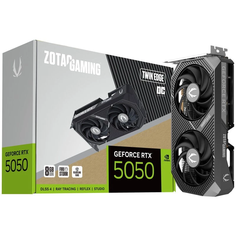 ZOTAC GAMING GeForce RTX 5050 Twin Edge OC 8GB GDDR6 vaizdo plokštė