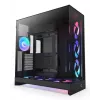 NZXT H9 Flow RGB+ Midi Tower kompiuterio korpusas juodas