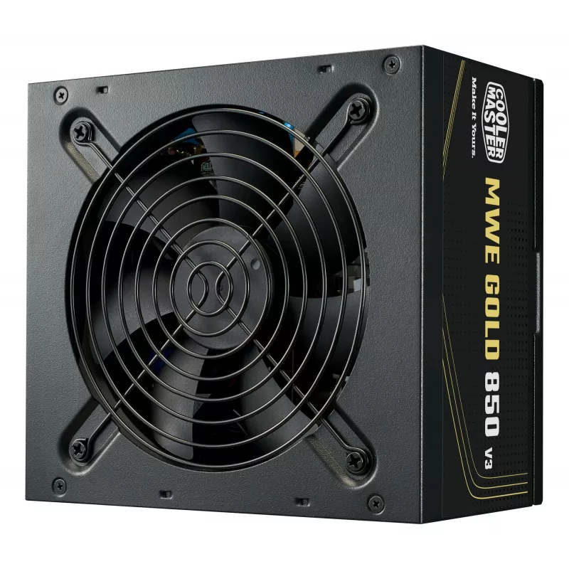 Maitinimo blokas Cooler Master MWE Gold 850 V3 850W 80+Gold ne modularus ATX 3.1 Ventiliatorius 120mm Garantija 5 m.