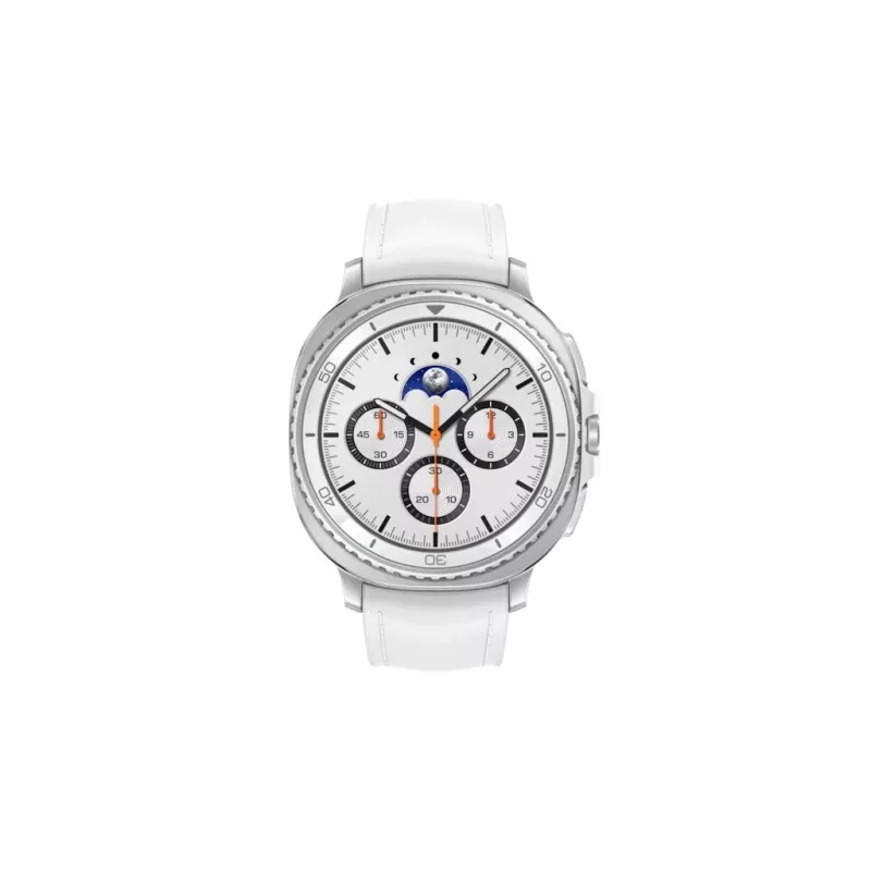 Išmanusis laikrodis Samsung Galaxy Watch 8 Classic 46 mm sidabrinis — 3,3 cm AMOLED, 4G, 64 GB, 445 mAh