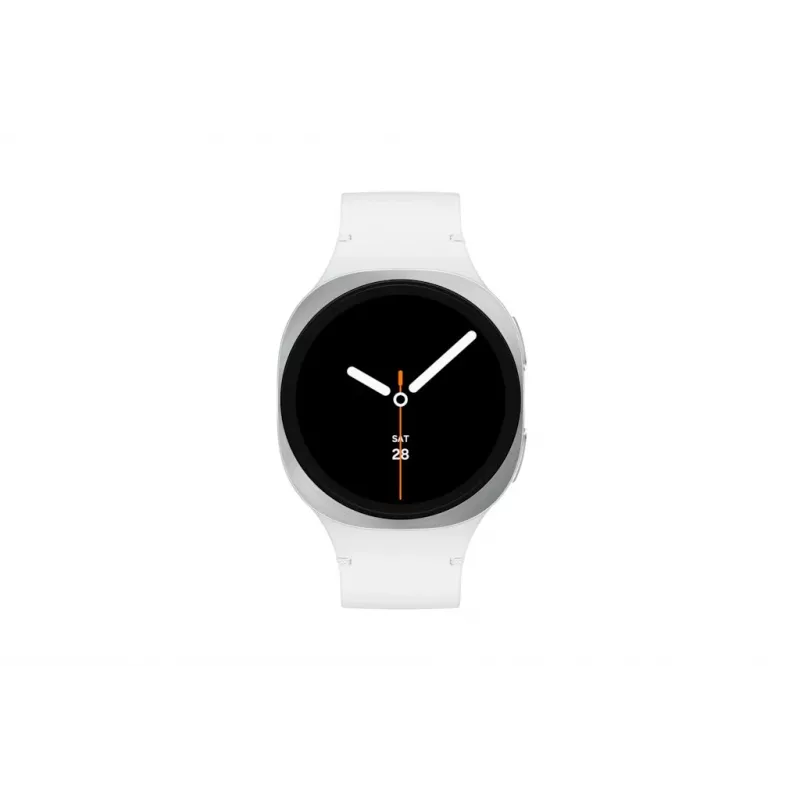 Samsung Galaxy Watch 8 3,3 cm (1,3 colio) AMOLED 40 mm Skaitmeninis 438 x 438 pikselių Liečiamas ekranas Sidabrinis „Wi-Fi“ GPS (palydovas)