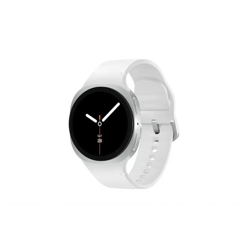 Samsung Galaxy Watch 8 3,3 cm (1,3 colio) AMOLED 40 mm Skaitmeninis 438 x 438 pikselių Liečiamas ekranas Sidabrinis „Wi-Fi“ GPS (palydovas)