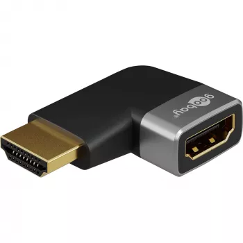 Pro Plus HDMI kampinis adapteris 90° vertikalus – juodas