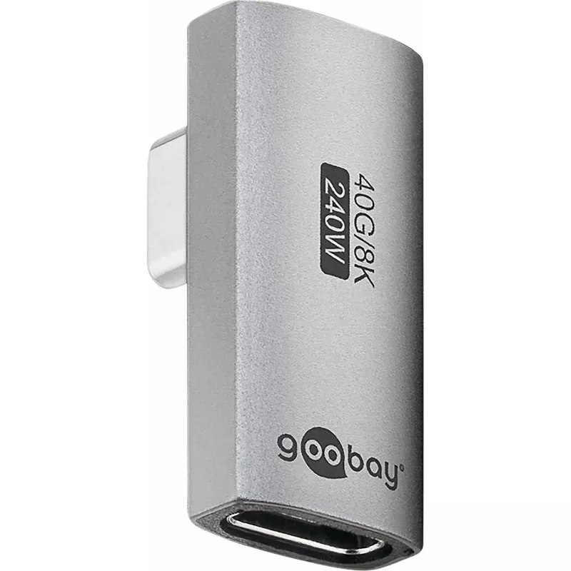 Goobay 74443 USB-C™ adapteris vertikalus 90° pasuktas, USB4™