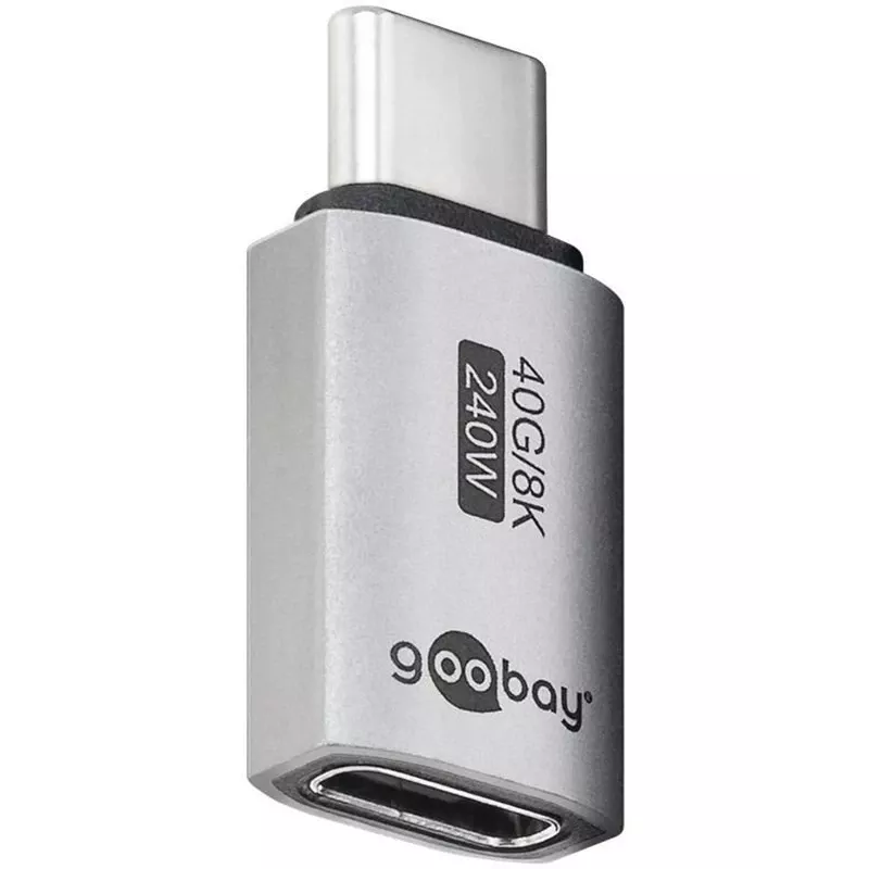 Goobay USB-C adapter tiesus USB4 – Kištukas>Lizdas (74447)
