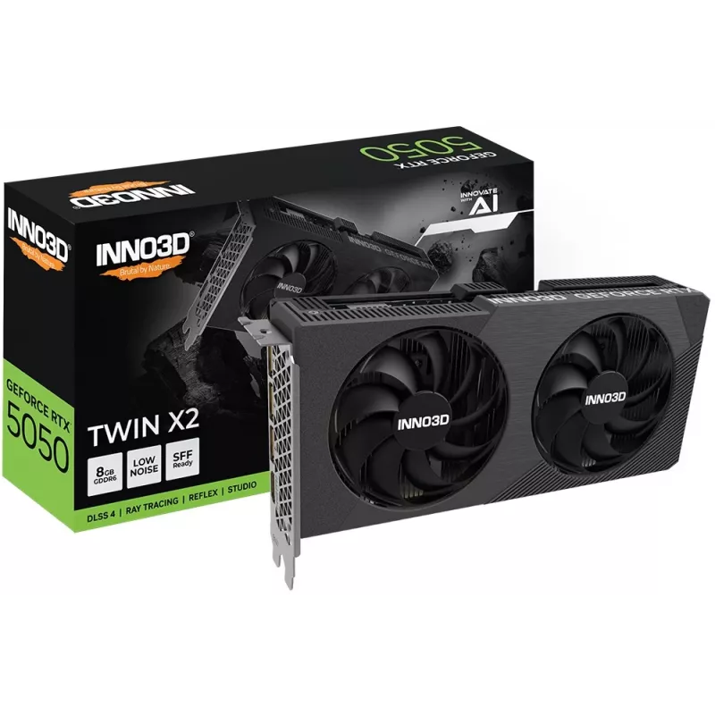 INNO3D GeForce RTX 5050 TWIN X2 8GB GDDR6 vaizdo plokštė