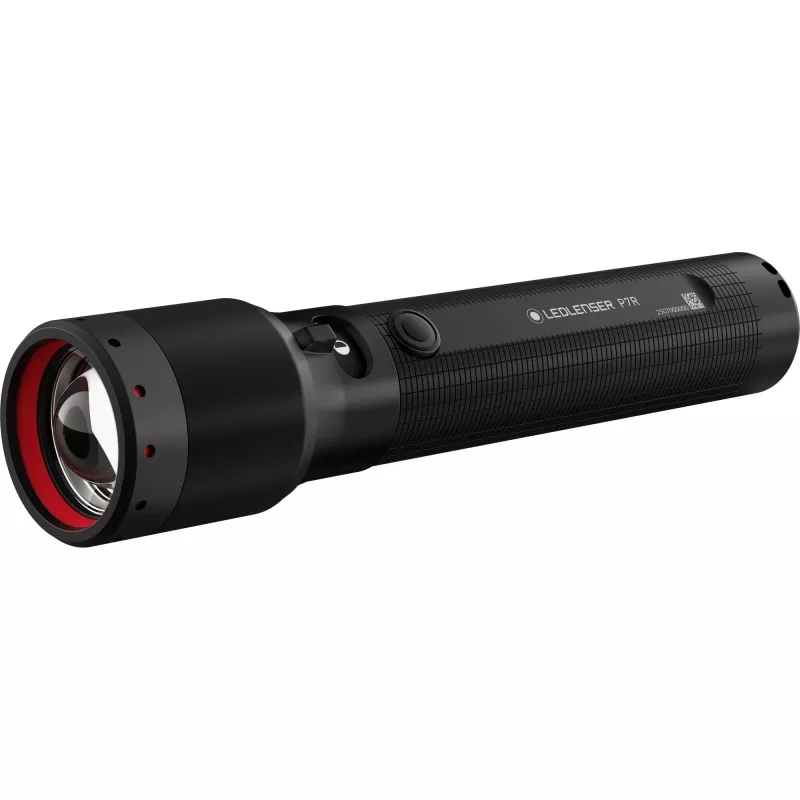 Rankinis žibintuvėlis Ledlenser P7R Juodas įkraunamas LED 1000 liumenų, 3,7 V 21700, IP68, 159 mm, 360 g