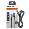 Qoltec laidas USB 2.0 Type C į Type C 100W QC 3.0 PD 1m juodas