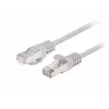 Patchcord CAT.6 FTP 1m pilkas Fluke išbandytas Lanberg 10-VNT