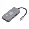 TB USB-C 7-in-1 adapterio stotelė su HDMI, SD/TF, RJ45 2.5 Gbps, PD 100W