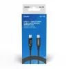 Savio USB-C – USB-C laidas CL-174 1 m juodas USB 3.2 Gen 1
