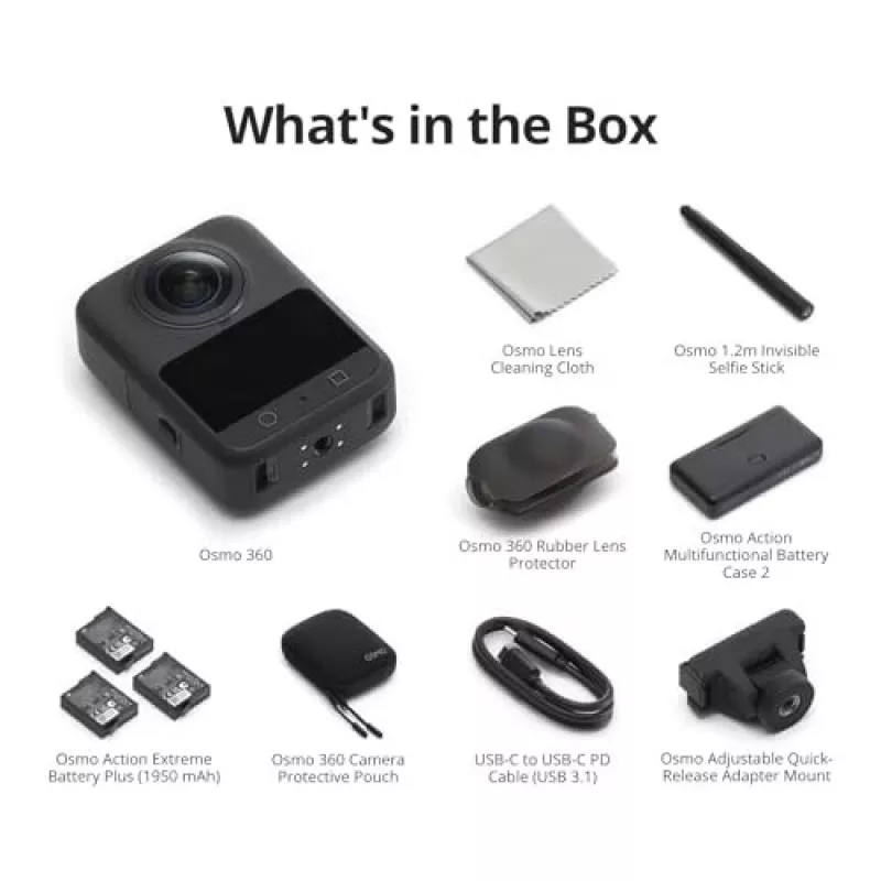 DJI Osmo Action 360 laipsnių nuotykių rinkinys CP.OS.00000442.05