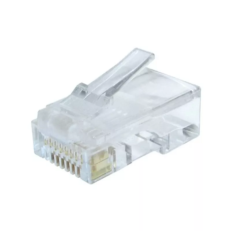 Gembird LC-8P8C-002/100 RJ-45 kištukas, skaidrus