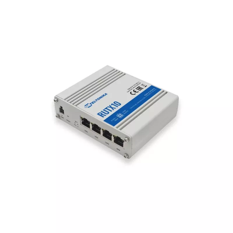 Belaidis maršrutizatorius Teltonika RUTX10 Gigabit Ethernet Dviejų juostų (2,4 GHz / 5 GHz) Baltas