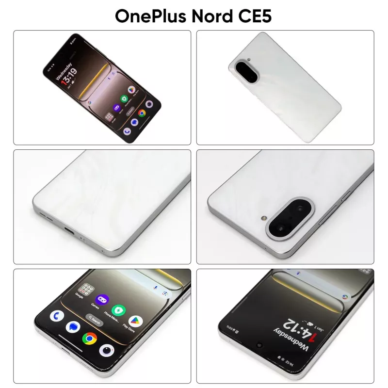 Išmanusis telefonas OnePlus Nord CE 5 5G, MediaTek Dimensity 8350, 6,77 colio AMOLED ekranas, 5200 mAh, 80 W SUPERVOOC, 50 MP Sony kamera su OIS