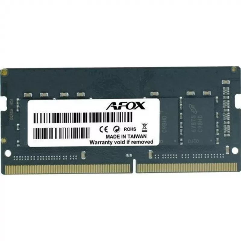 AFOX Memoria SO-DIMM DDR4 16GB 3200MHz (1 x 16GB, 3200MHz, DDR4-RAM, SO-DIMM), atminties modulis