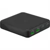 GOOBAY kelių prievadų USB-C PD GaN stalinis įkroviklis 65 W, juodas