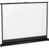 Projekcinis ekranas MACLEAN MC-961 45 colių (4:3) laisvai pastatomas, baltas metalinis, matoma dalis 96×77 cm