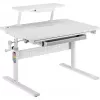 Ergo Office vaikiškas ergonomiškas stalas ER-483 – aukščio reguliavimo kompaktiškas dizainas