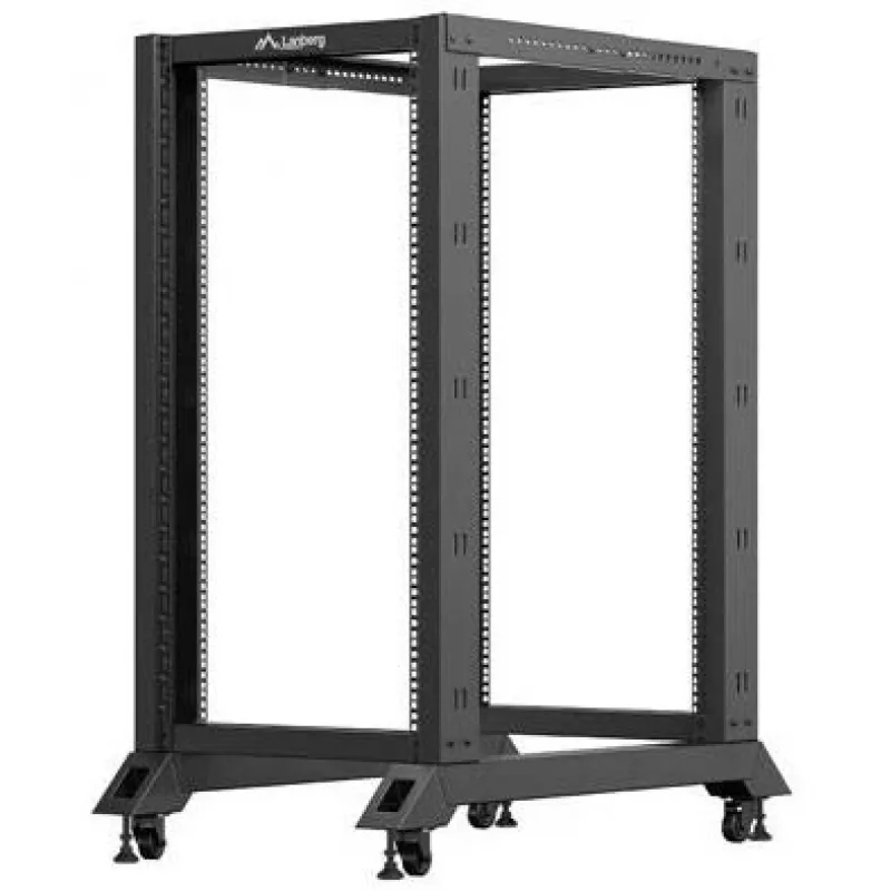 Lanberg Atviras Stovas 22U 600x1000 Juodas (22HE, 19 col.)